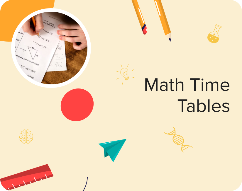 Math Time Tables